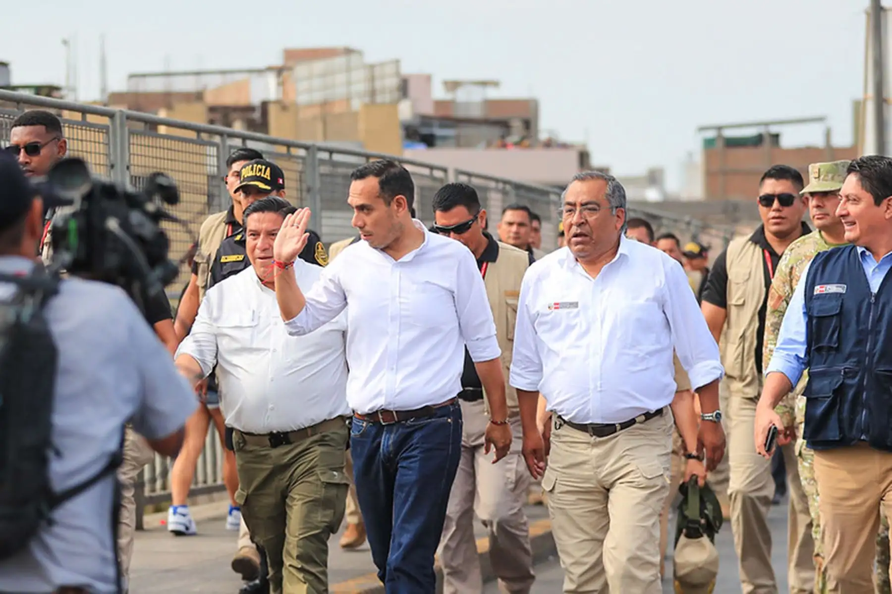 Presidente José Jerí se reúne con dirigentes del sector transporte. Foto: ANDINA/Prensa Presidencia
