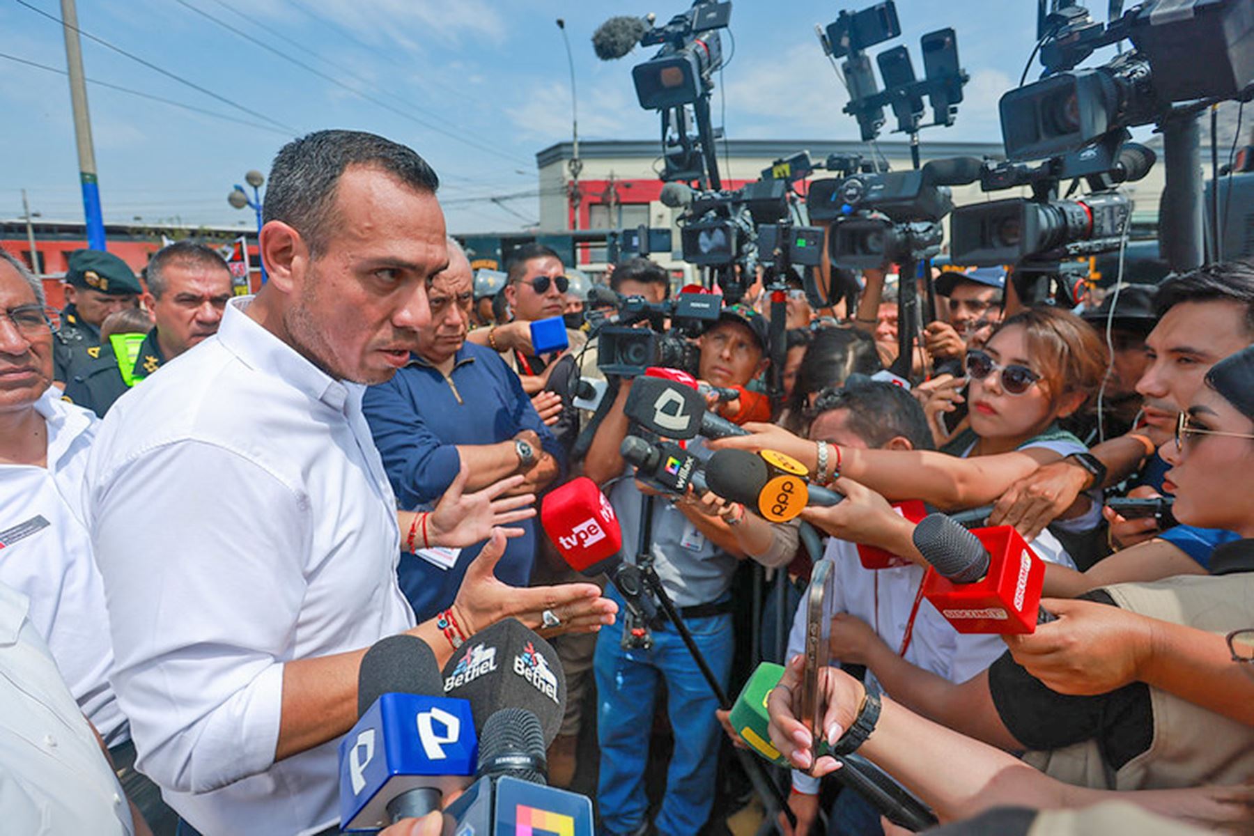 Presidente José Jerí se reúne con dirigentes del sector transporte. Foto: ANDINA/Prensa Presidencia