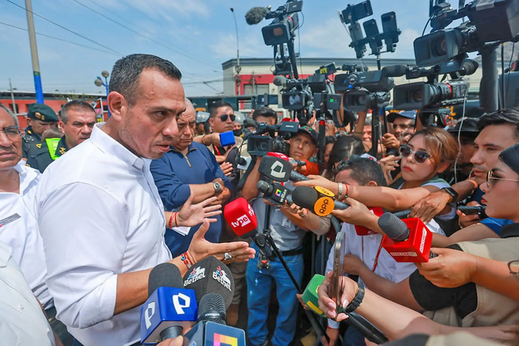 Presidente José Jerí se reúne con dirigentes del sector transporte. Foto: ANDINA/Prensa Presidencia