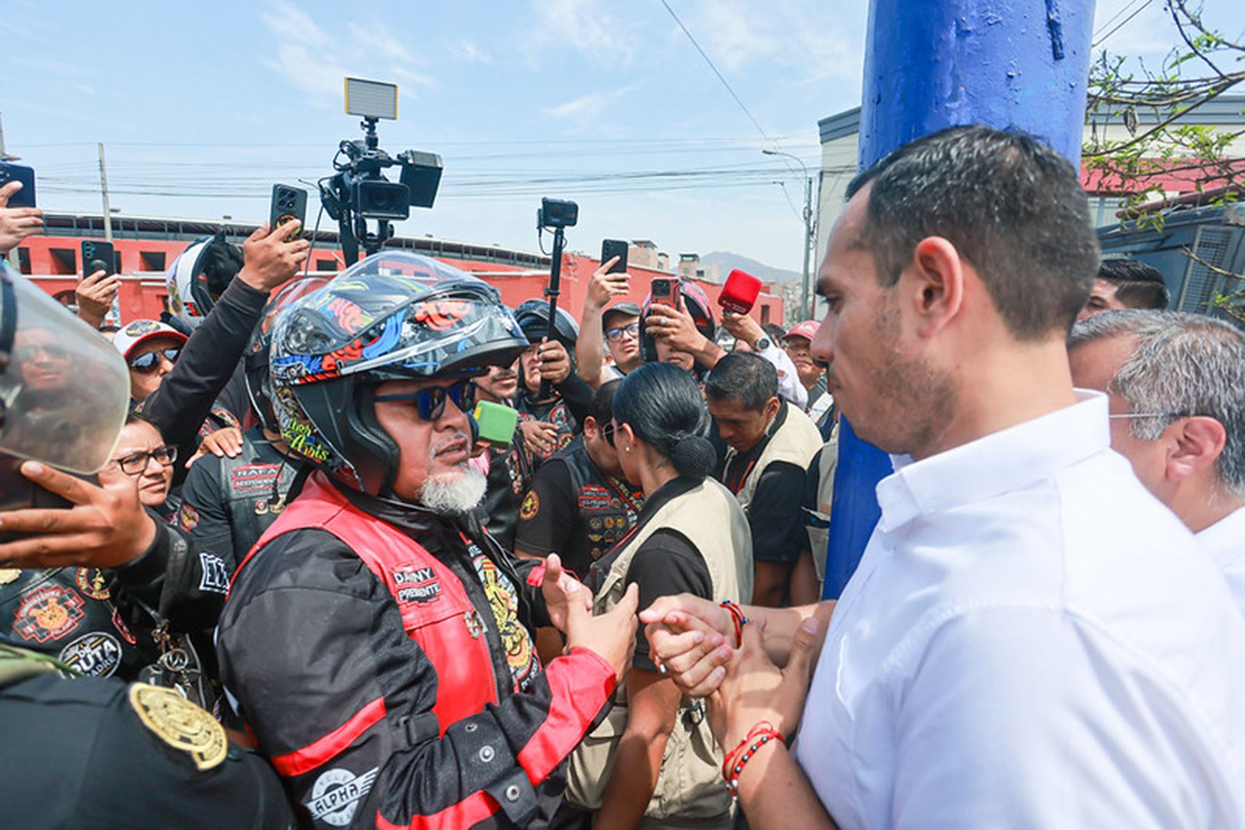 Presidente José Jerí se reúne con dirigentes del sector transporte. Foto: ANDINA/Prensa Presidencia