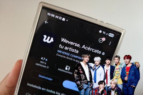Enre las bandas de K-pop que tienen presencia en Weverse están BTS, BLACKPINK, TXT, ENHYPEN, NewJeans, LE SSERAFIM, y más.