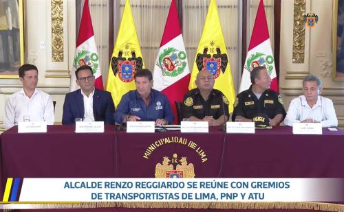 Anuncian corredor vial de transporte seguro en zona de SMP tomada por la extorsión. Foto: ANDINA/CapturaTV.