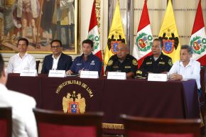 Anuncian corredor vial de transporte seguro en zona de SMP tomada por la extorsión. Foto: ANDINA/Vidal Tarqui