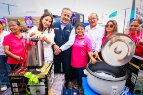Midis entregó equipamiento productivo a mujeres emprendedoras del Callao. Foto: MIDIS/Difusión.