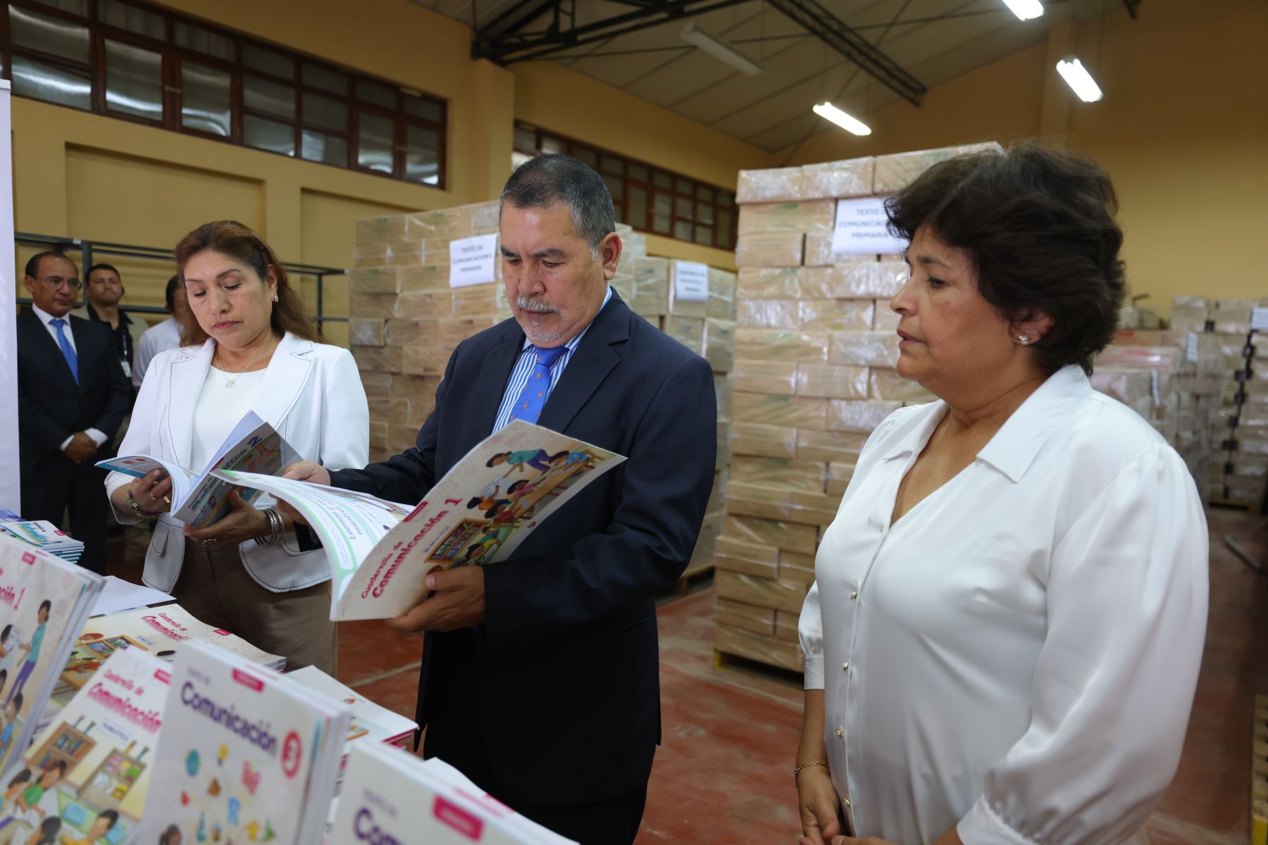 El Minedu señaló que la distribución de materiales se realiza bajo criterios técnicos y pedagógicos, considerando el grado, nivel educativo y características de cada institución beneficiada. Foto: ANDINA/Difusión