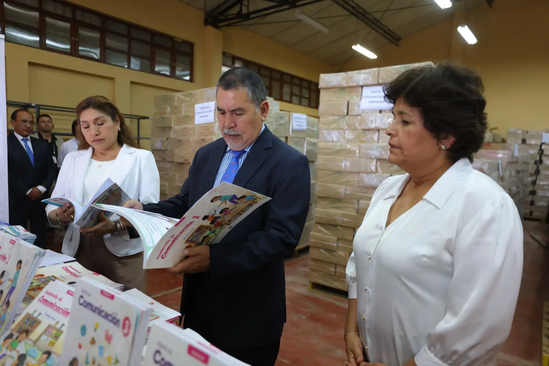 El Minedu señaló que la distribución de materiales se realiza bajo criterios técnicos y pedagógicos, considerando el grado, nivel educativo y características de cada institución beneficiada. Foto: ANDINA/Difusión