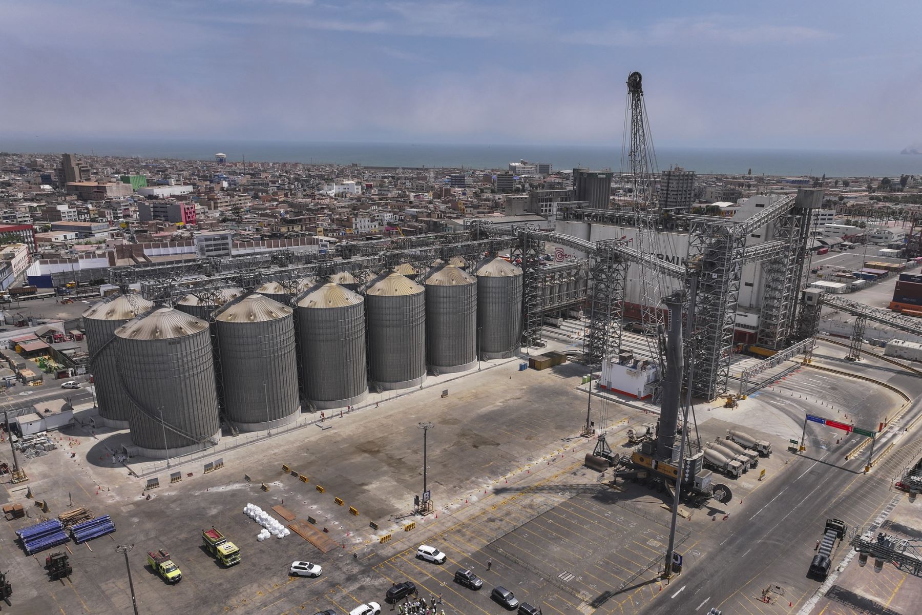 Visita de supervisión al operador del Terminal Norte Multiproposito del Puerto del Callao. Foto: ANDINA/Prensa Presidencia