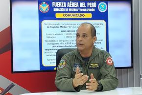 El coronel FAP precisó que los jóvenes inscritos en el Registro Militar no serán incorporados al Servicio Militar Voluntario. Foto: ANDINA