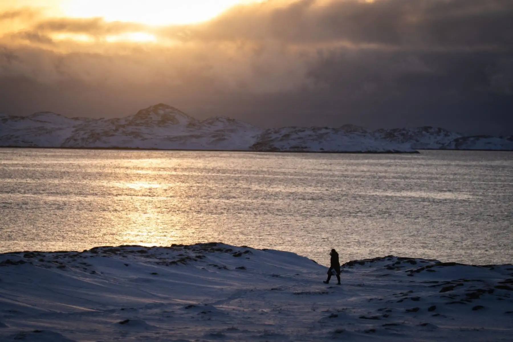 El entorno natural de Groenlandia ha despertado interés científico por décadas, debido a su importancia para el estudio del clima, los glaciares y los océanos polares. Foto: ANDINA/AFP