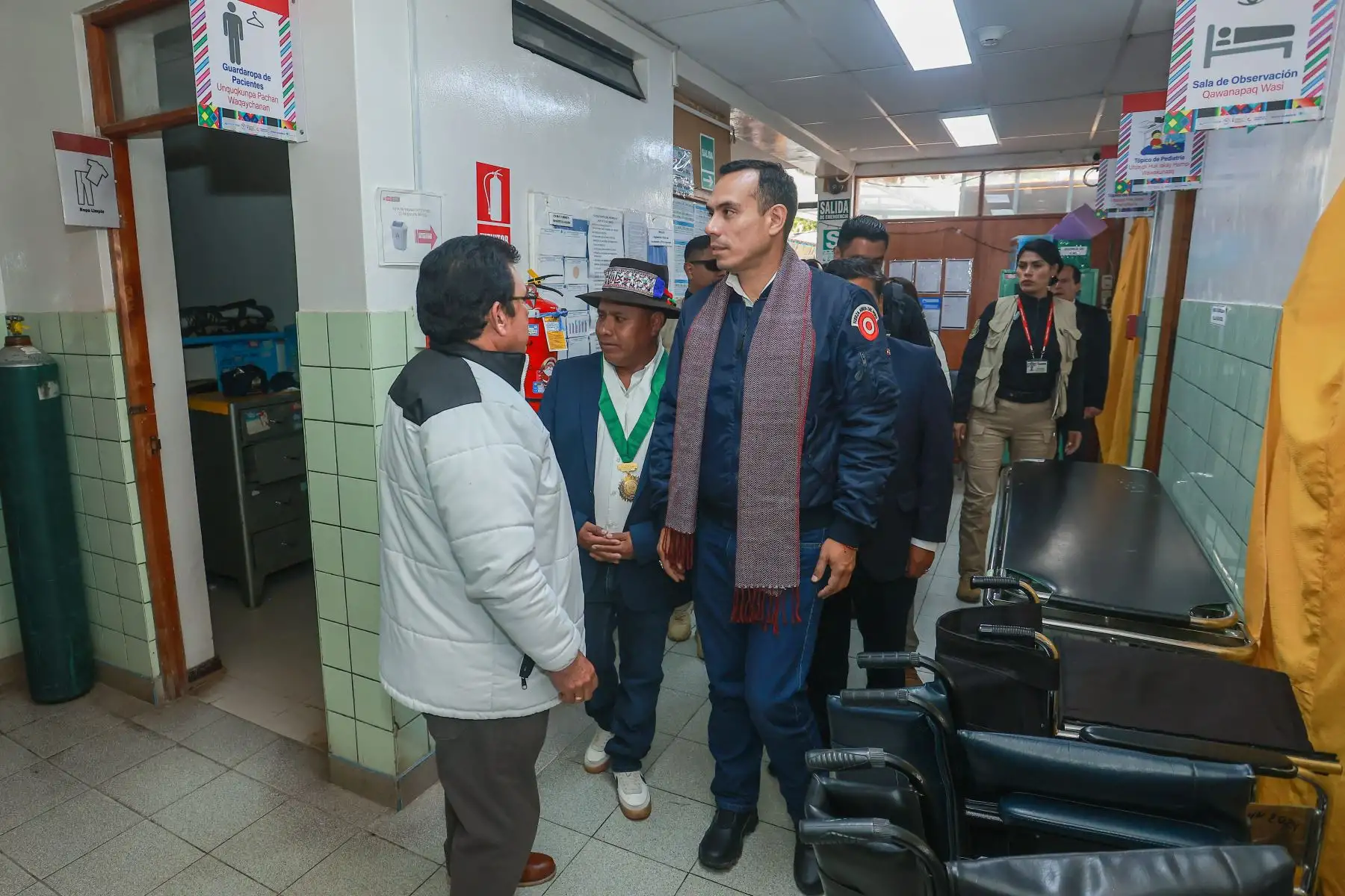 Presidente José Jerí recorre las instalaciones del Hospital Provincial de Acobamba. En la región Huancavelica.
Foto: ANDINA/ Prensa Presidencia