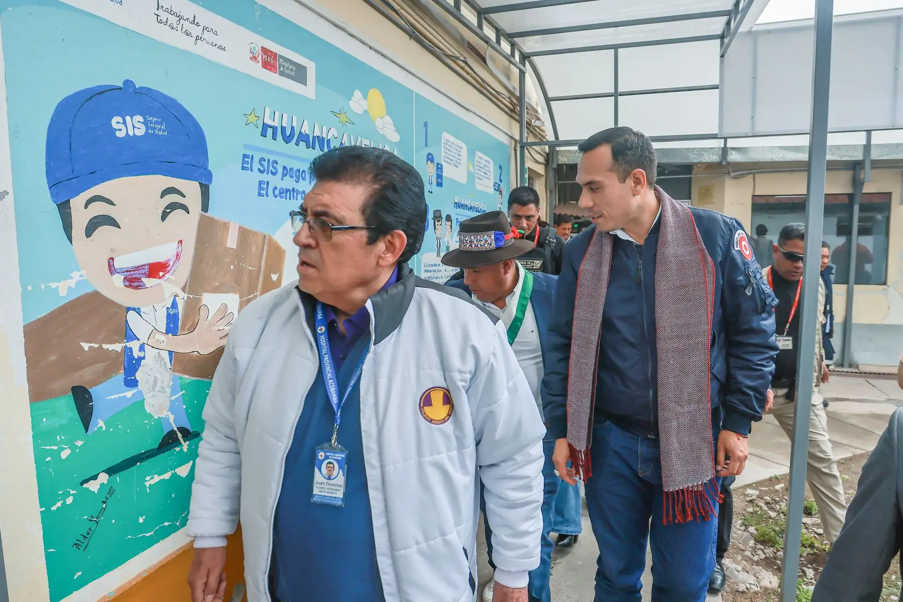 Presidente José Jerí recorre las instalaciones del Hospital Provincial de Acobamba. En la región Huancavelica.
Foto: ANDINA/ Prensa Presidencia