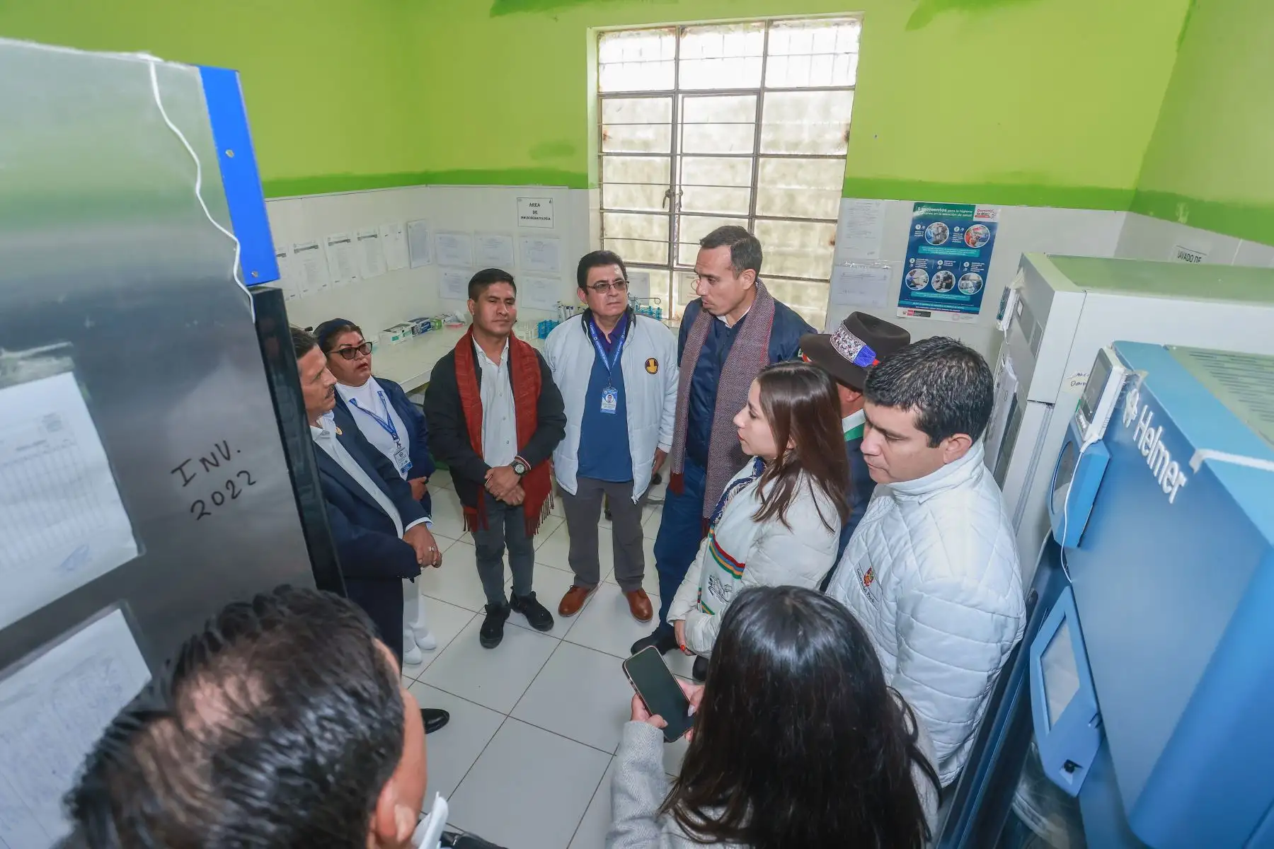 Presidente José Jerí recorre las instalaciones del Hospital Provincial de Acobamba. En la región Huancavelica.
 Foto: ANDINA/ Prensa Presidencia