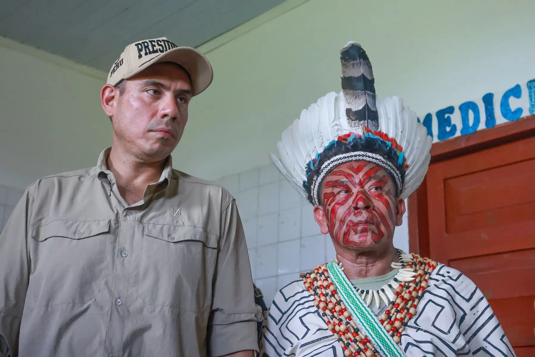 Presidente José Jerí visita la comisaría, el centro de salud y el puerto de Purús, en Ucayali.
Foto: ANDINA/Prensa Presidencia