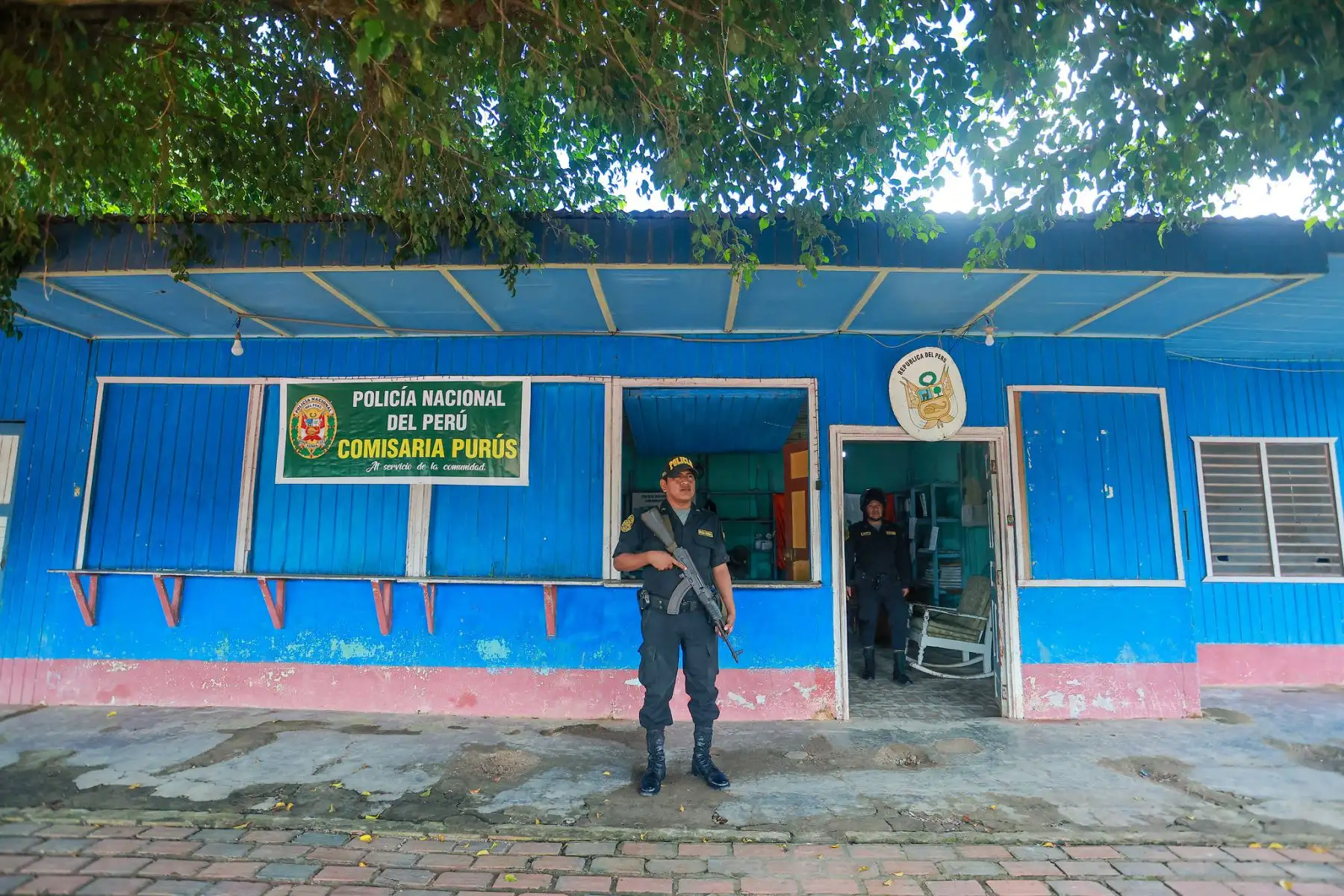 Presidente José Jerí visita la comisaría, el centro de salud y el puerto de Purús, en Ucayali.
Foto: ANDINA/Prensa Presidencia