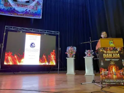 El II Congreso Nacional de la Diablada Puneña y el I Congreso Internacional de Diablos y Diabladas de Latinoamérica llegaron a su fin en el Teatro Municipal de Puno, tras días de análisis y reflexión sobre uno de las tradiciones más emblemáticas del altiplano. ANDINA/Difusión