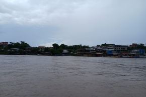Aumento del nivel del río Huallaga podría afectar principalmente las zonas bajas de los distritos de Santa Cruz, Santa María y Yurimaguas, Fotos: Senamhi 