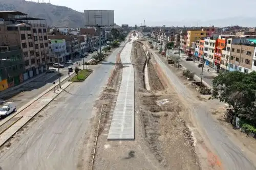 Vía Expresa Norte: nuevo corredor del Metropolitano registra avance del 48%. (Foto: ANDINA / Difusión)