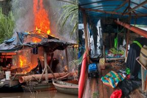 Los diferentes bienes incautados quedaron en custodia de las autoridades, en algunos casos, y en otros se procedió a su destrucción.
