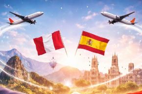 Perú y España alcanzan hito histórico en conectividad aérea en el marco de la FITUR 2026.