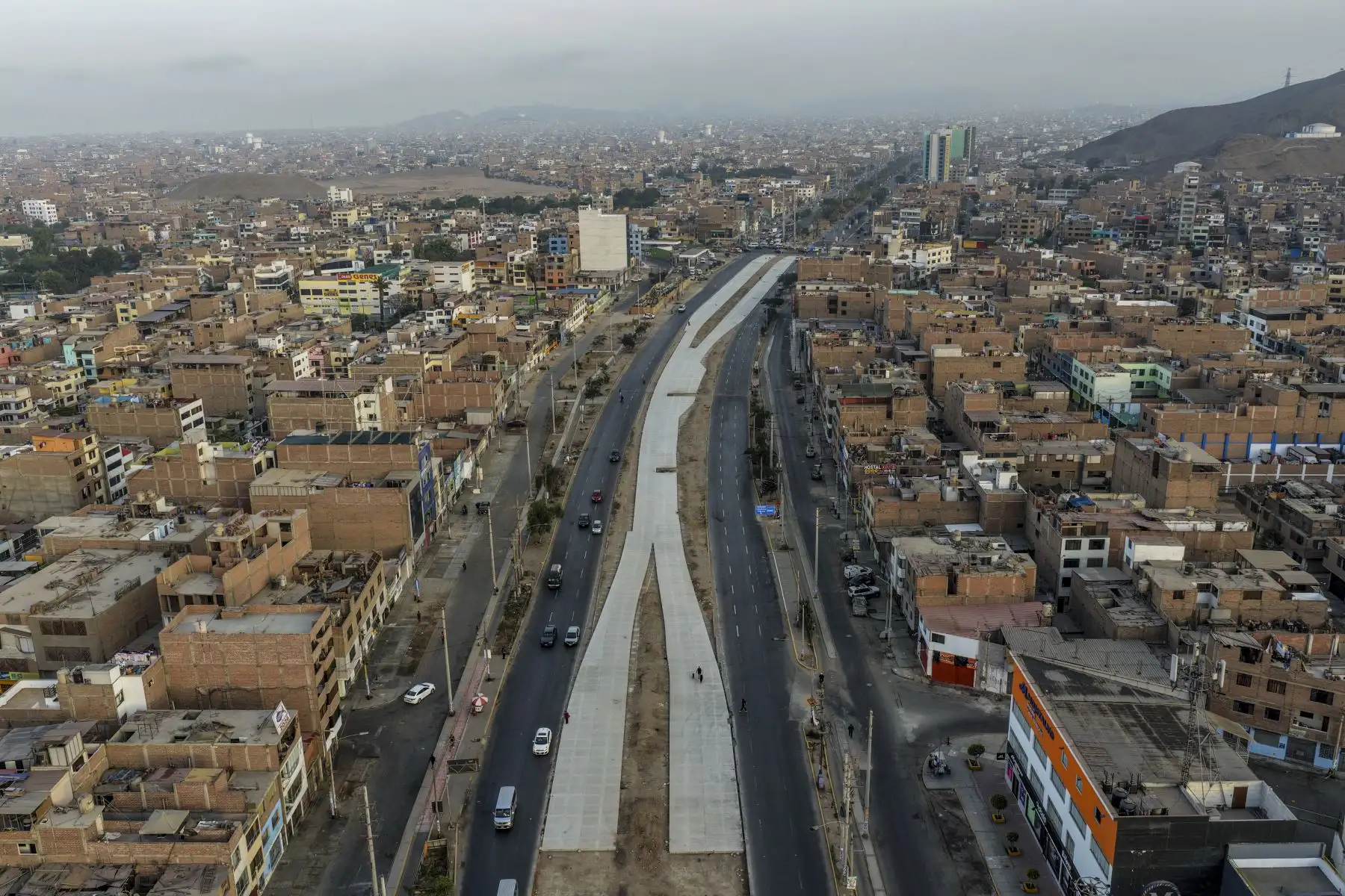 Nuevo corredor vial: La Vía Expresa Norte tendrá una extensión de 8,7 kilómetros, desde la Av. Metropolitana, en Comas, hasta la Av. José Granda, en San Martín de Porres Foto: ANDINA/Ricardo Cuba