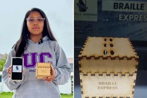 Universitaria peruana desarrolla herramienta que traduce texto digital a Braille en tiempo real.