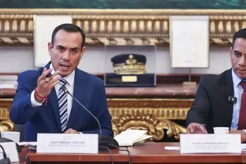 Presidente José Jerí se presenta ante la Comisión de Fiscalización del Congreso