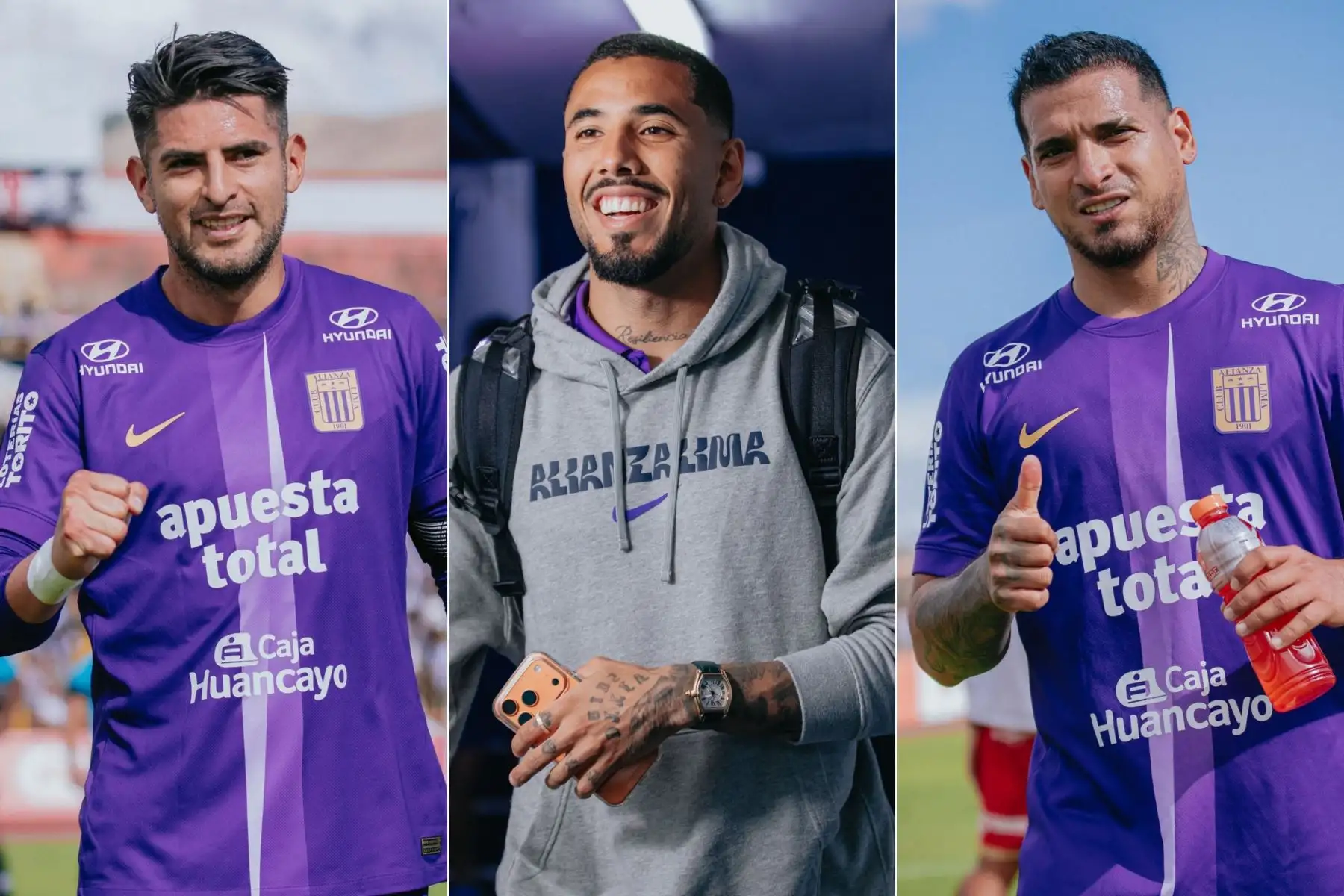Los futbolistas peruanos Carlos Zambrano, Sergio Peña y Miguel Trauco han sido acusados de presunto abuso sexual. Foto: ANDINA