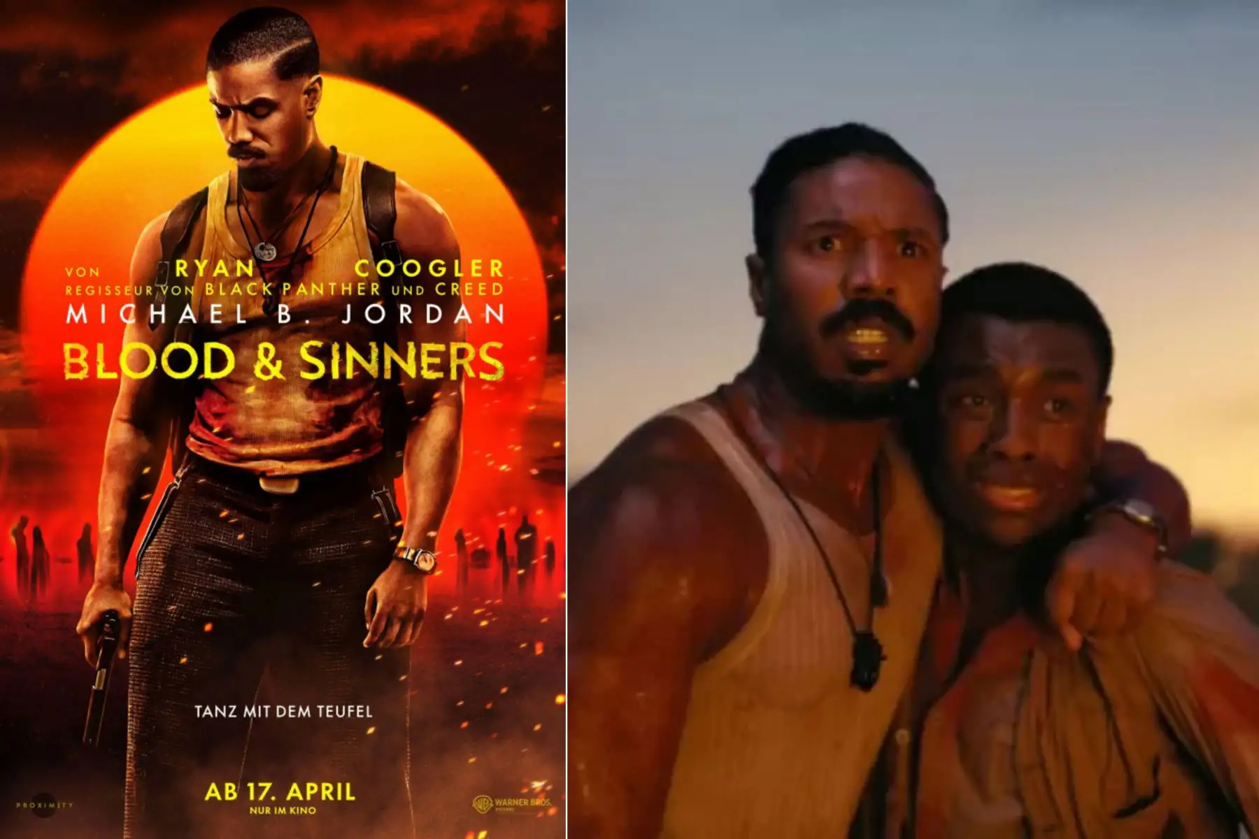 Sinners es una ambiciosa película de época dirigida por Ryan Coogler que mezcla horror, acción y música en el sur segregacionista de Estados Unidos de los años 30. Protagonizada por Michael B. Jordan, en un doble papel como hermanos gemelos, la cinta hizo historia al alcanzar un récord de 16 nominaciones al Óscar, consolidándose como la más nominada de esta edición. Foto: ANDINA/Composición digital