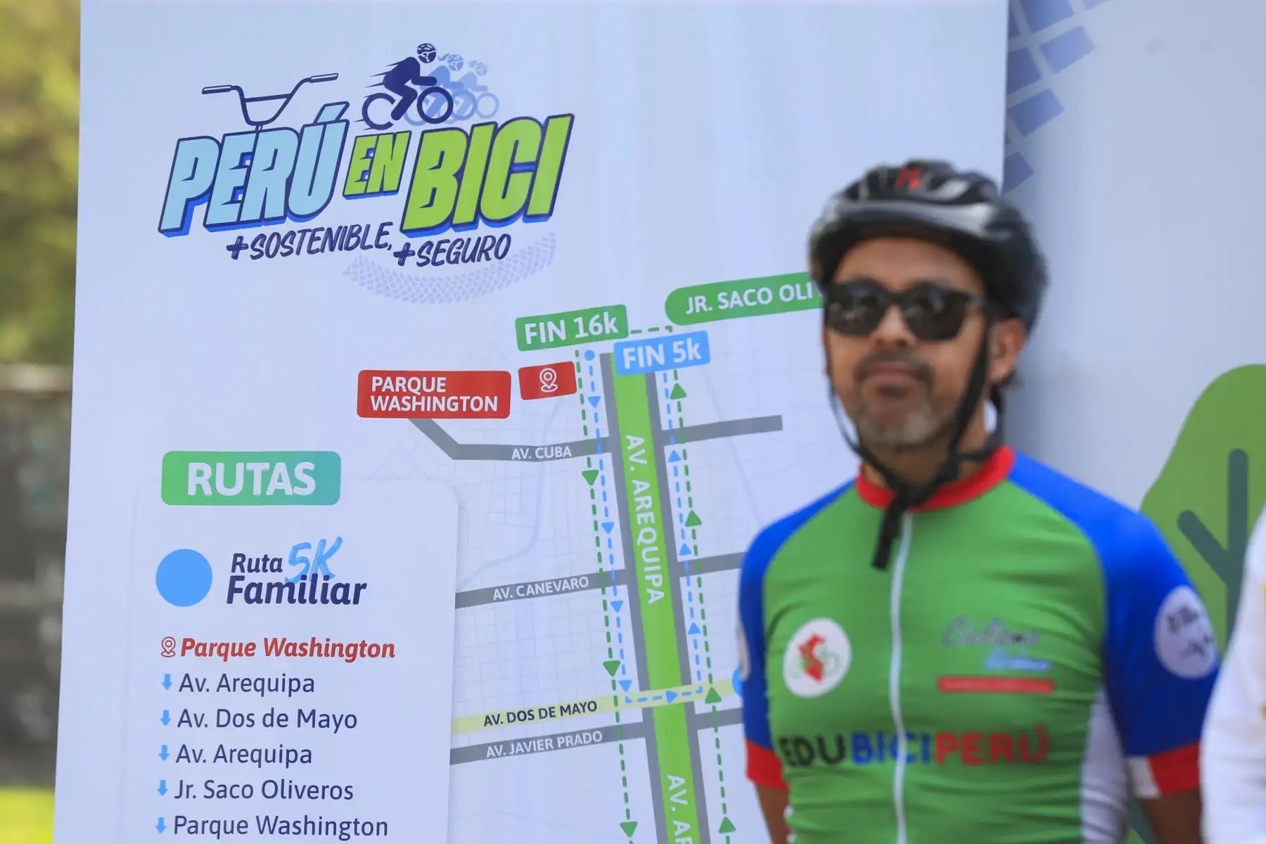 La bicicletada contempla dos recorridos: Ruta familiar y Ruta deportistas, pensados para distintos niveles de participación. Foto: ANDINA/Ricardo Cuba