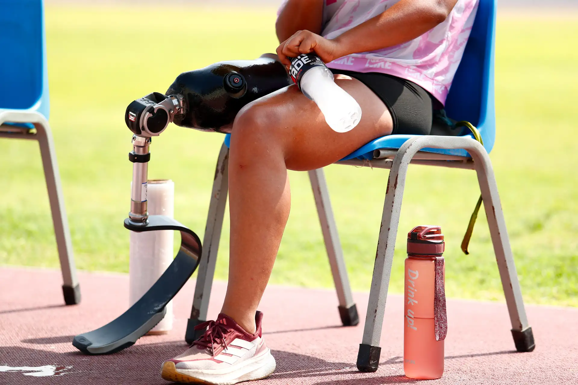 En el 2025, María Fernanda Medina obtuvo la medalla de plata en el Grand Prix de Paratletismo Cali, en Colombia. Actualmente es técnica en Administración Marítima y ahora tiene como meta profesional estudiar la carrera de Psicología. Foto: ANDINA/Daniel Bracamonte