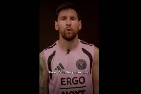 "Comienza el Champions Tour. ¡Los esperamos!, dice el astro argentino Leo Messi. Foto: Captura TV