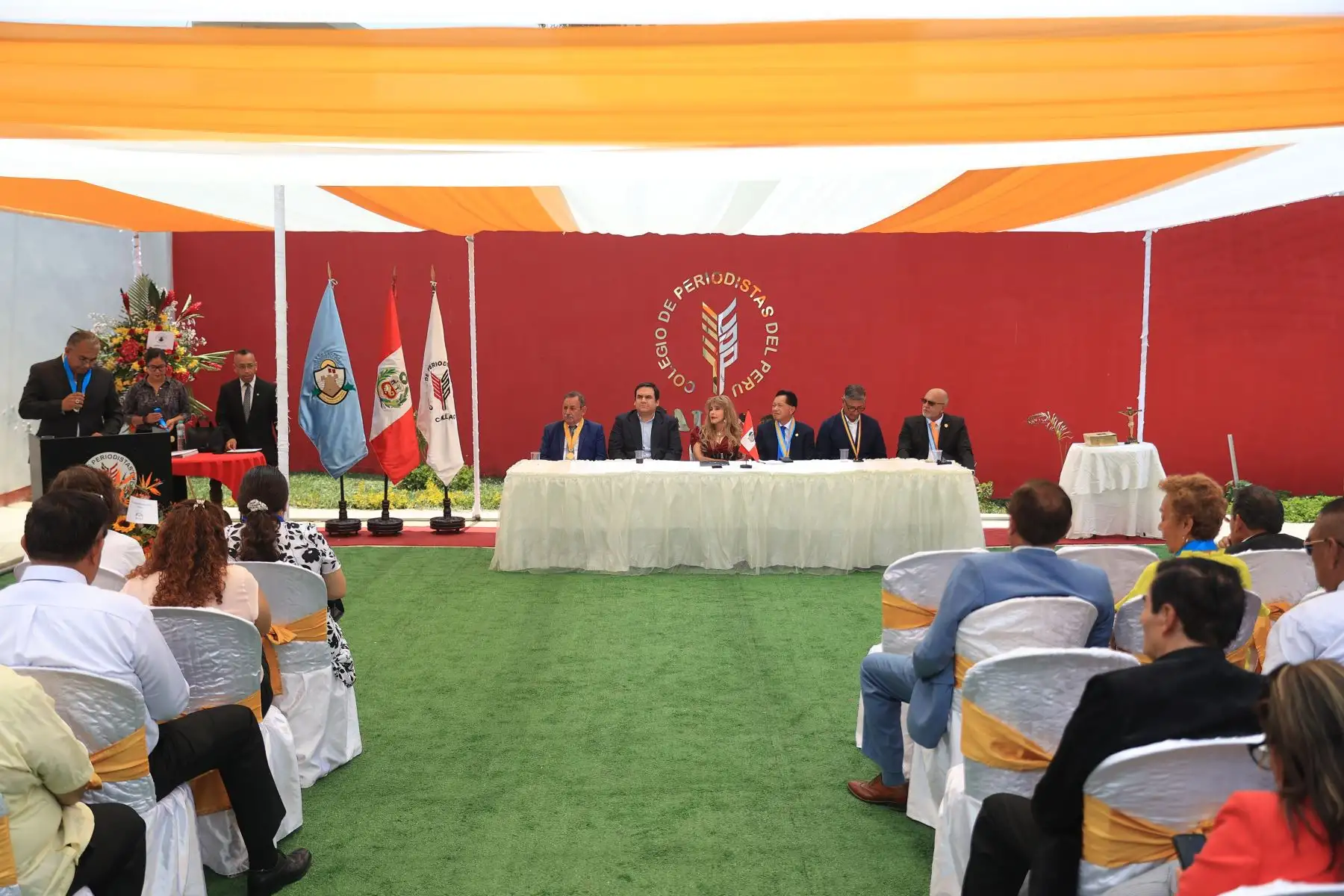 Ceremonia de Juramentación del Consejo Directivo del 2026-2027 del Colegio de Periodistas del Callao. Foto: ANDINA/Jhonel Rodríguez Robles