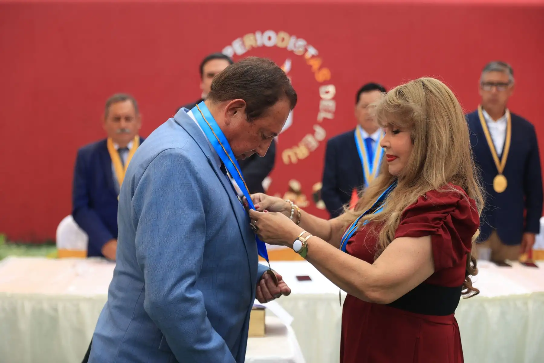 Oscar Bravo Olguin, jura como director departamental del Colegio de Periodistas del Callao. Foto: ANDINA/Jhonel Rodríguez Robles