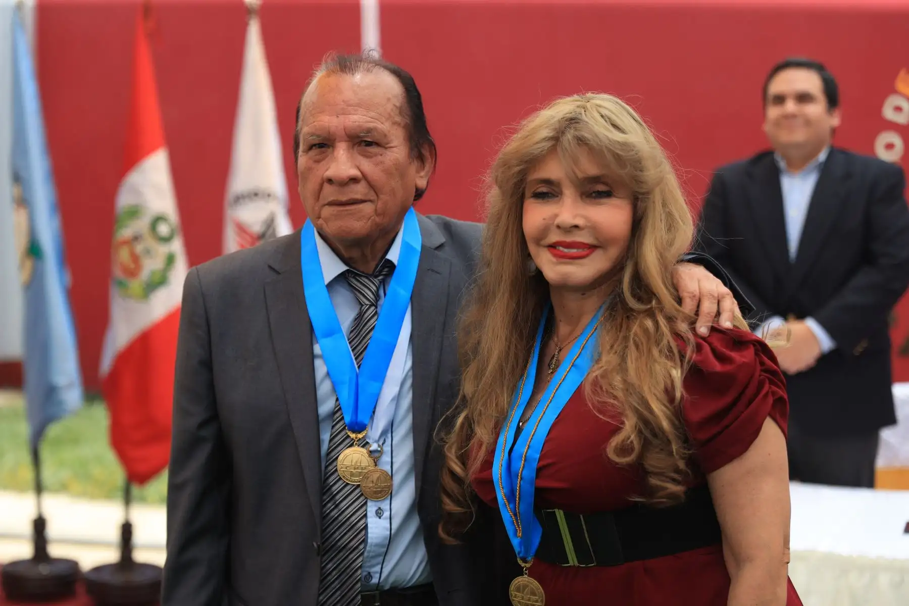 Luis Alberto Ruiz Atoche, jura como director departamental de responsabilidad social  del Colegio de Periodistas del Callao. Foto: ANDINA/Jhonel Rodríguez Robles