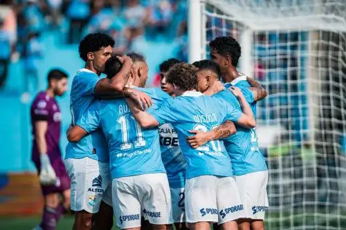 Tarde Celeste: Sporting Cristal gana  3-1 ante Universidad Católica de Ecuador en el Estadio Alberto Gallardo