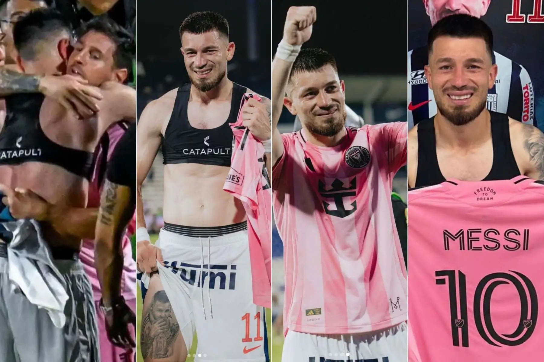 El futbolista de Alianza Lima, Alan Cantero, conmovió a los hinchas al compartir en su cuenta oficial de Instagram una serie de fotografías junto a Lionel Messi, a dos días del duelo ante Inter Miami. En un mensaje cargado de emoción, el jugador blanquiazul confesó que cumplir el sueño de compartir cancha con su máximo ídolo fue un momento único e inolvidable, agradeciendo el gesto del astro argentino y al club por la experiencia vivida. Foto: ANDINA/Composición con fotos de Alan Cantero