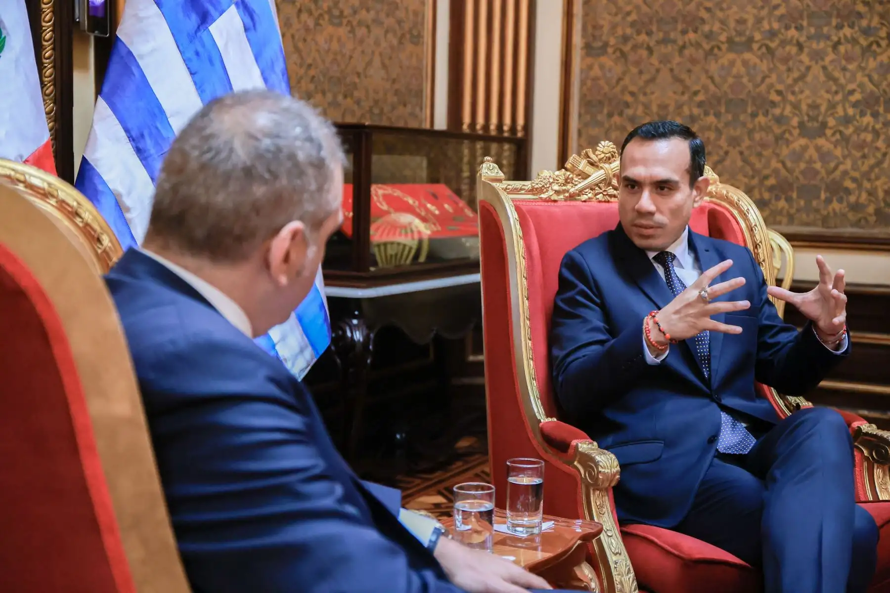 El presidente José Jerí recibe las cartas credenciales de los nuevos embajadores de la Mancomunidad de Australia, Reino Unido y la República Helénica de Grecia.
Foto: ANDINA/Prensa Presidencia