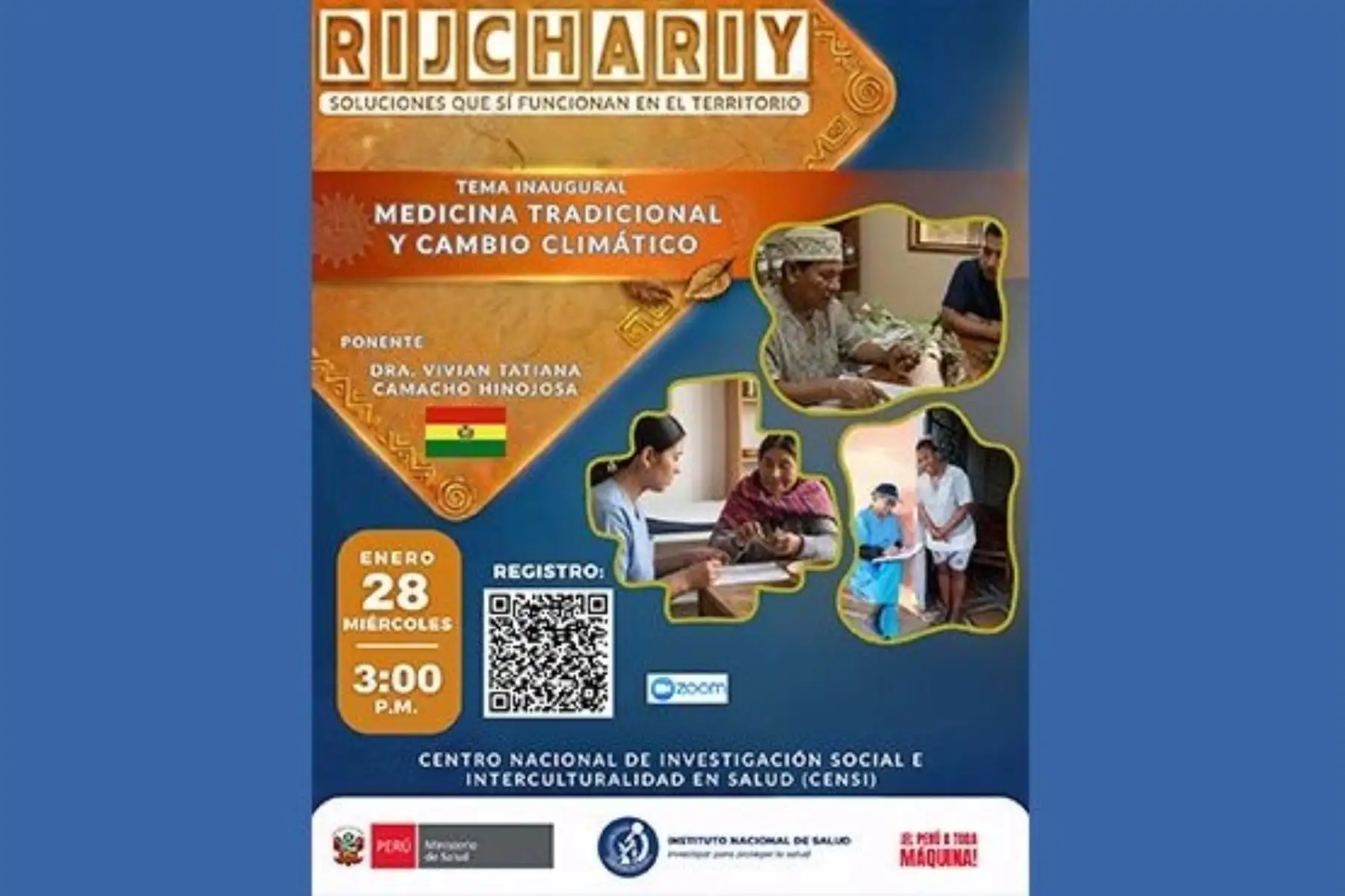 La plataforma "Rijchariy" surge como una respuesta concreta a una brecha histórica: las prácticas de medicina tradicional y salud intercultural que contribuyen al bienestar de las comunidades, pero que permanecen poco visibles dentro del sistema formal de salud. Foto: Minsa