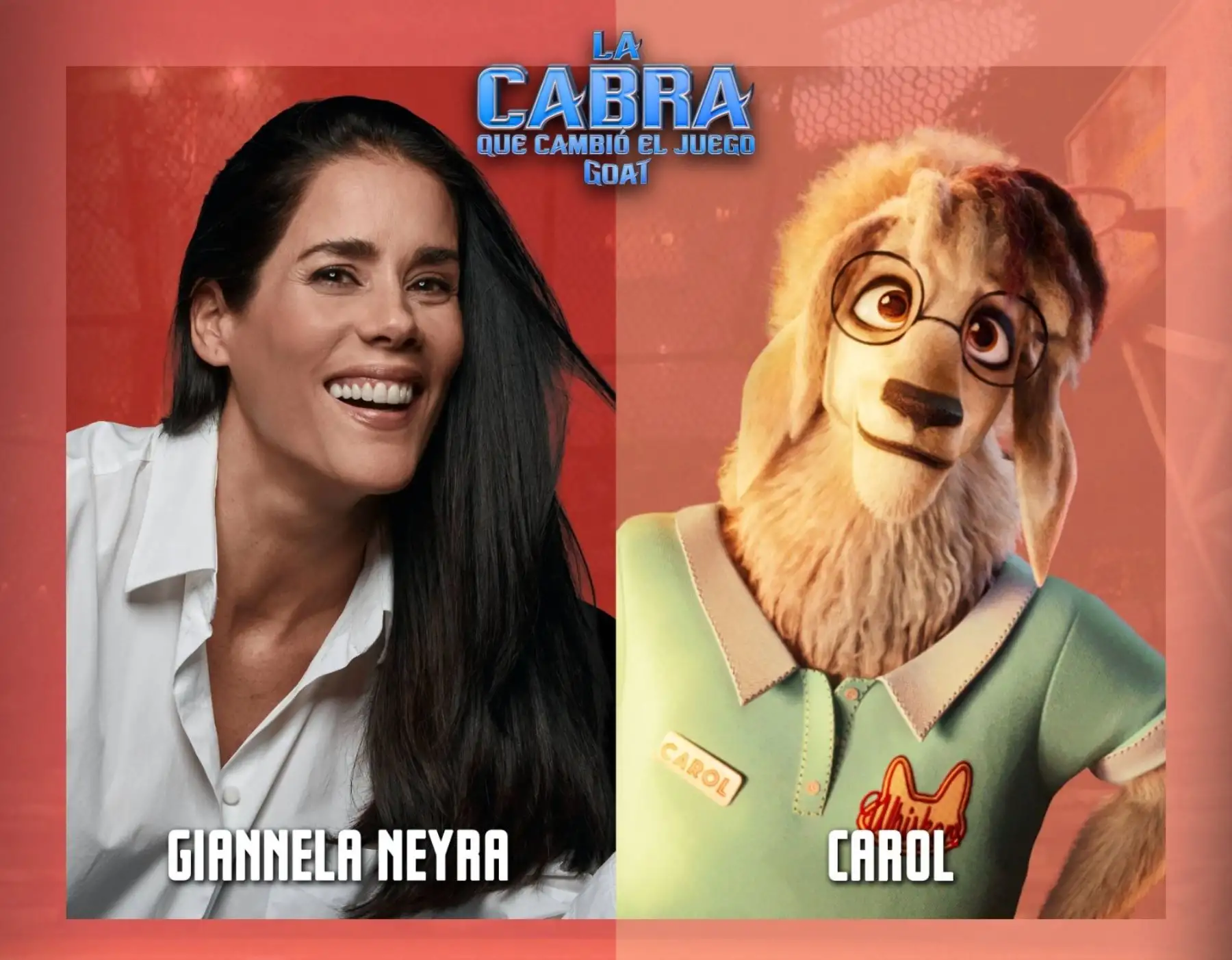 Gianella Neyra en el doblaje de “La Cabra que Cambió el Juego-GOAT”