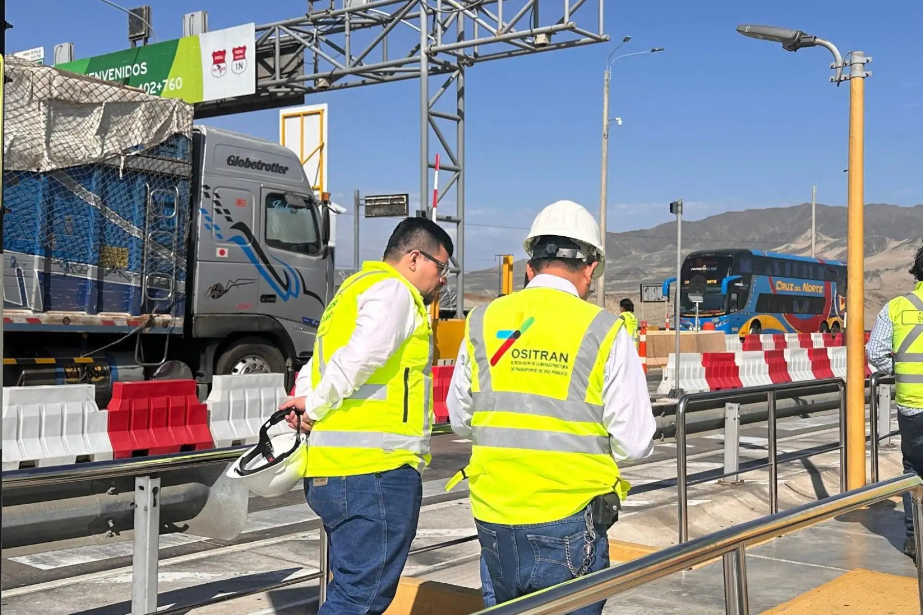 Personal de Ositrán supervisa la inversión en infraestructura concesionada. ANDINA/Difusión