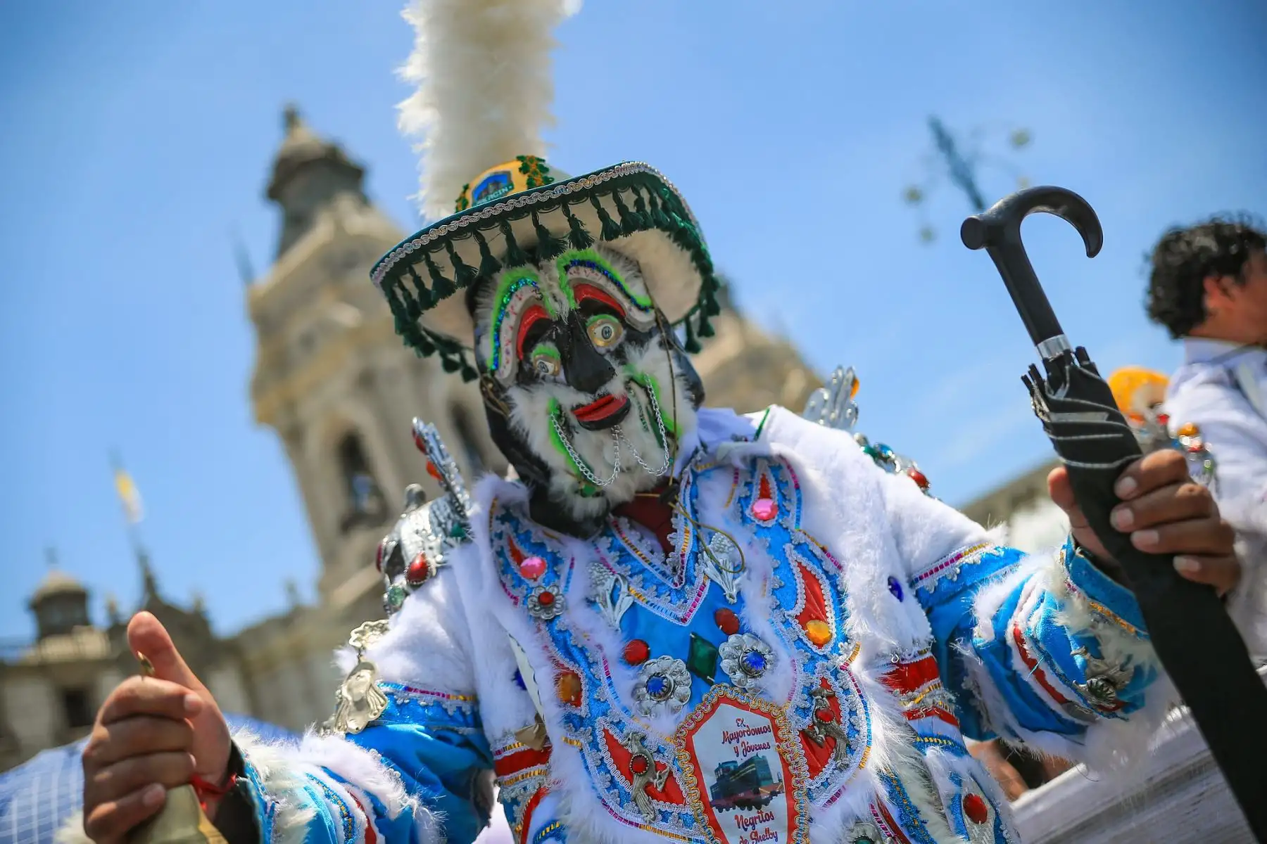 El presidente de la República, José Jerí, visitó hoy la feria multisectorial Más Cerca del Perú, en su décima edición Más Cerca de Pasco, como expresión del compromiso del Gobierno de mantenerse cercano a la ciudadanía y de respaldar a las familias pasqueñas y a los emprendedores locales. Foto: Presidencia