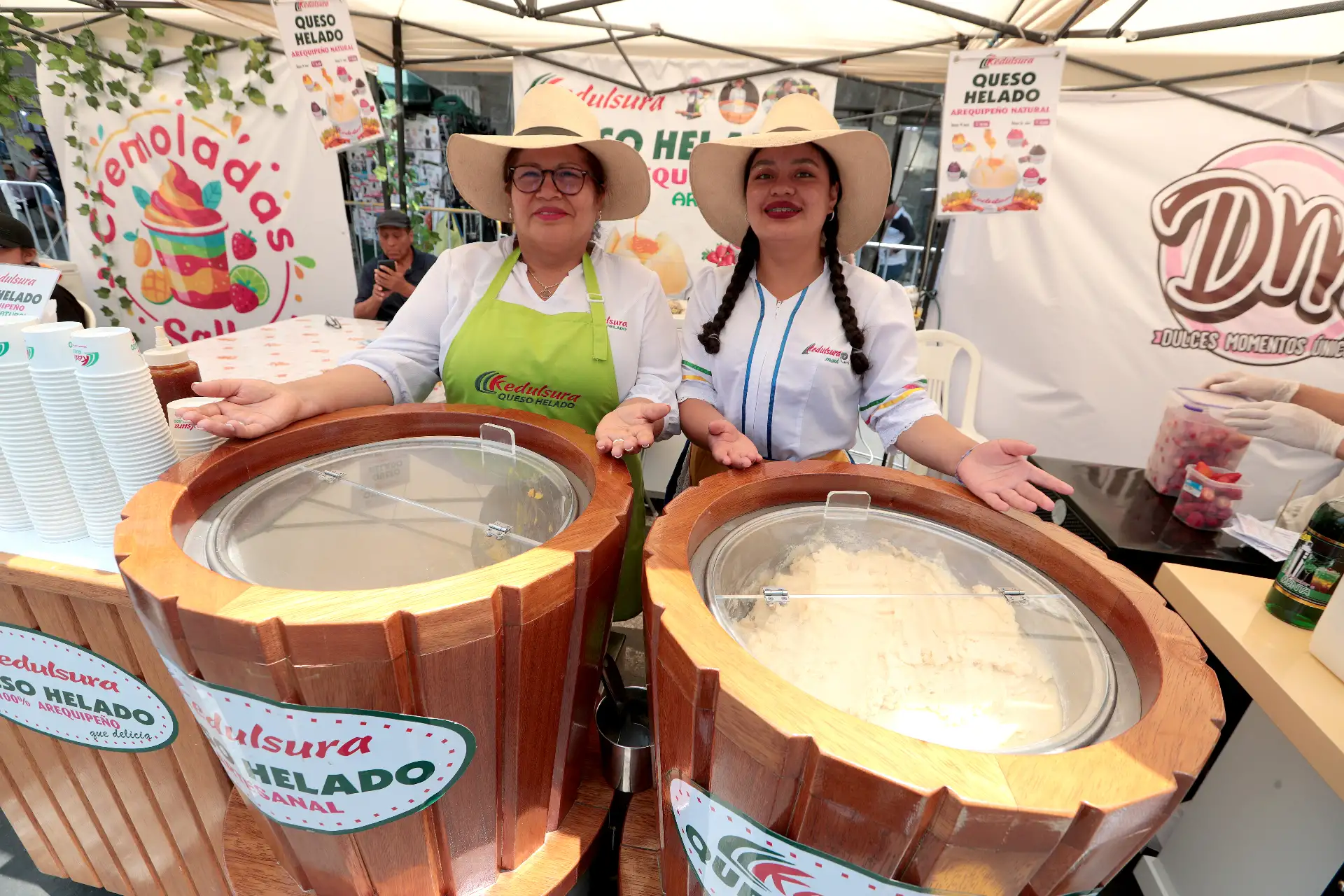 El evento reúne a 16 emprendedores, quienes apuestan por productos hechos de manera artesanal y con ingredientes naturales.
Foto: ANDINA/Verónica Calderón Zúñiga