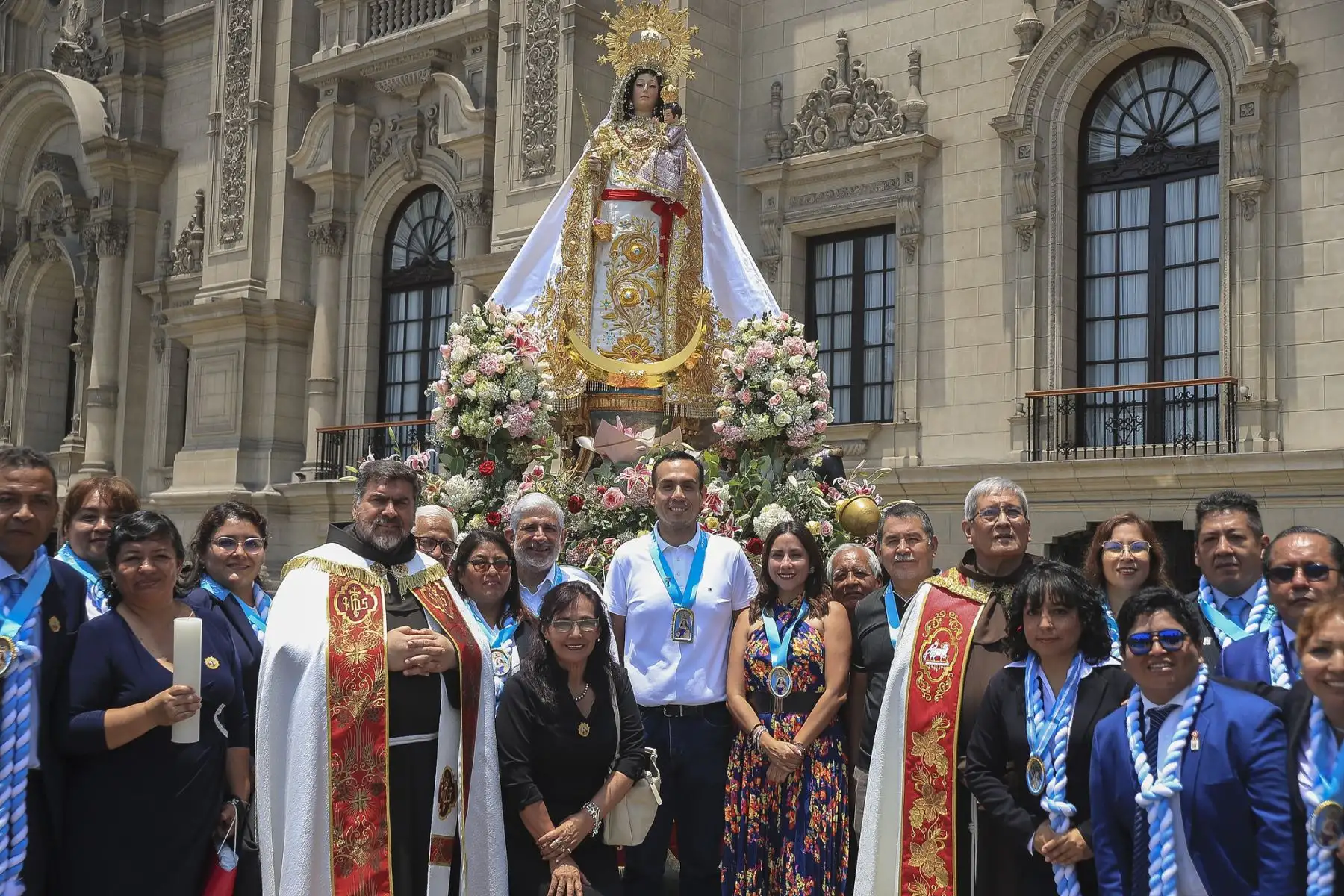 El presidente de la república, José Jerí, participa en el homenaje a la Virgen de la Candelaria que se desarrolla en en el Patio de Honor de Palacio de Gobierno.
Foto: ANDINA/Prensa Presidencia