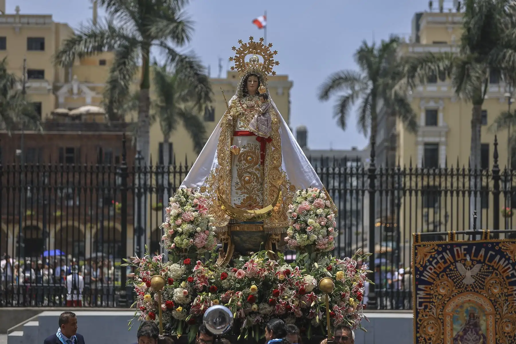 El presidente de la república, José Jerí, participa en el homenaje a la Virgen de la Candelaria que se desarrolla en en el Patio de Honor de Palacio de Gobierno.
Foto: ANDINA/Prensa Presidencia