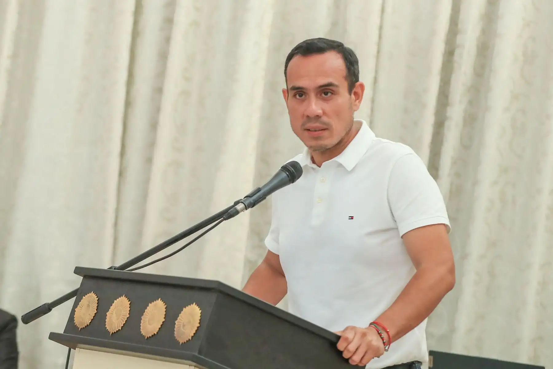 Presidente de la república, José Jerí, junto al comandante General de la Policía Nacional, Oscar Arriola, participan en la clausura de la Reunión de Comando Policial – RECOPOL 2026. 
Foto: ANDINA/Prensa Presidencia