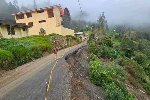 La infraestructura vial de la región Amazonas es la más afectada en la actual temporada de lluvias. Los daños son cuantiosos. ANDINA/Difusión