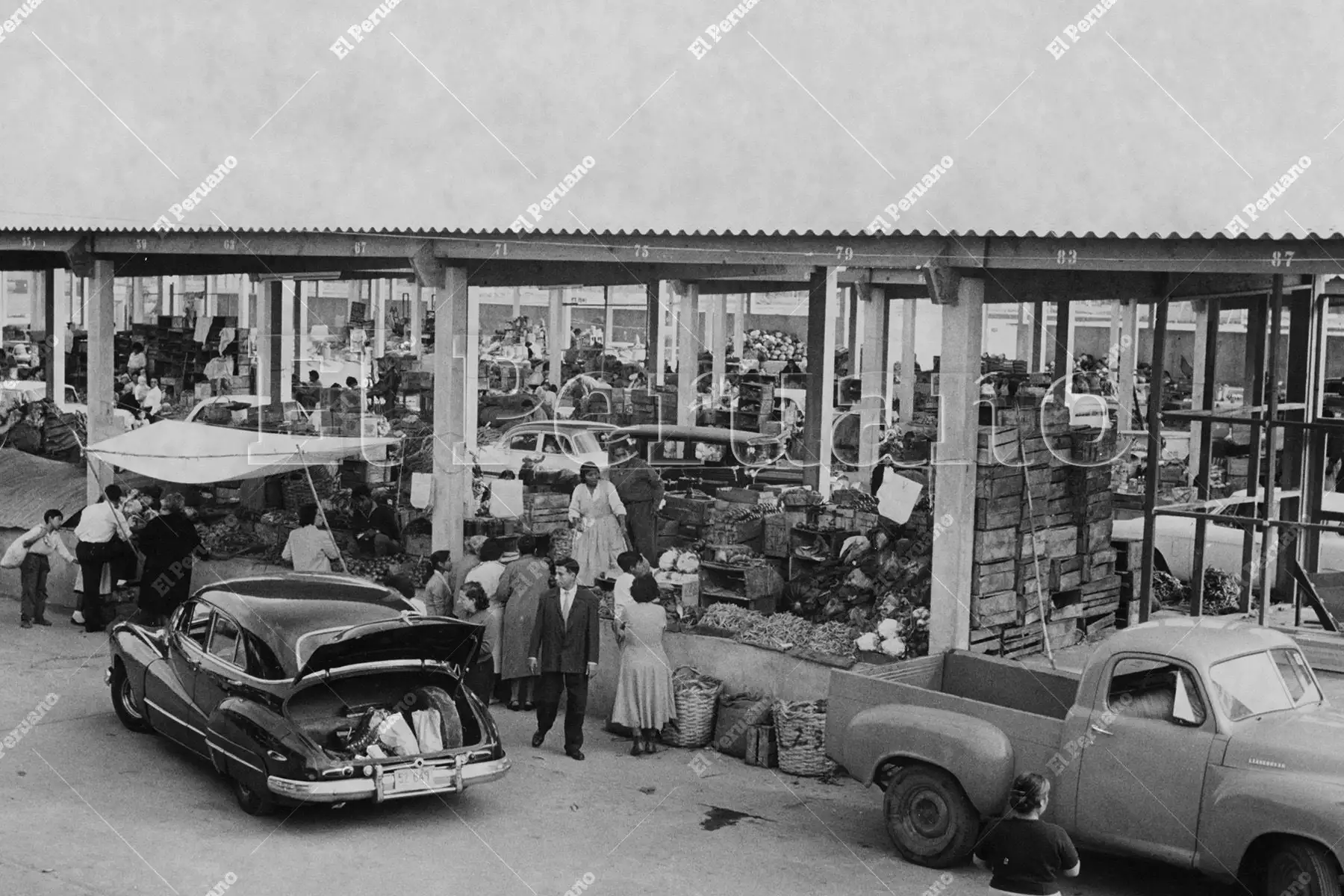 Lima - 1 julio 1958 / Nuevo Mercado Mayorista de La Victoria. Foto: Archivo Histórico de El Peruano
