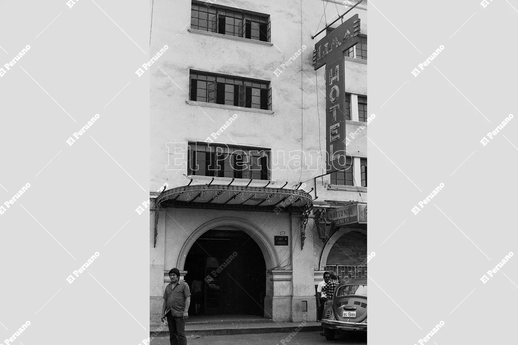 Lima - 19 noviembre 1988 / Hotel Lima, en La Victoria,  donde vivió gran parte de su vida el pintor Víctor Humareda. Foto: Archivo Histórico de El Peruano
