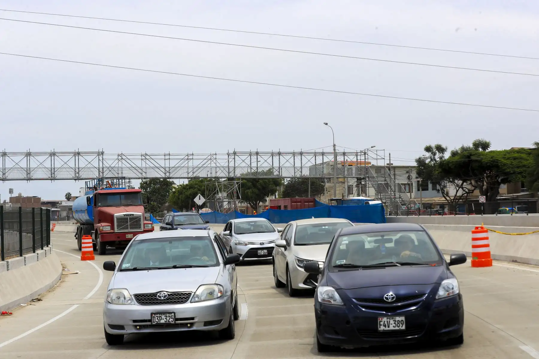 Cronograma en marcha: Se estima que en un plazo de seis semanas estarán listos los cuatro puentes provisionales (Esteban Camere, Doña Elsa, García García y Los Vicus).Foto: ANDINA/Ricardo Cuba