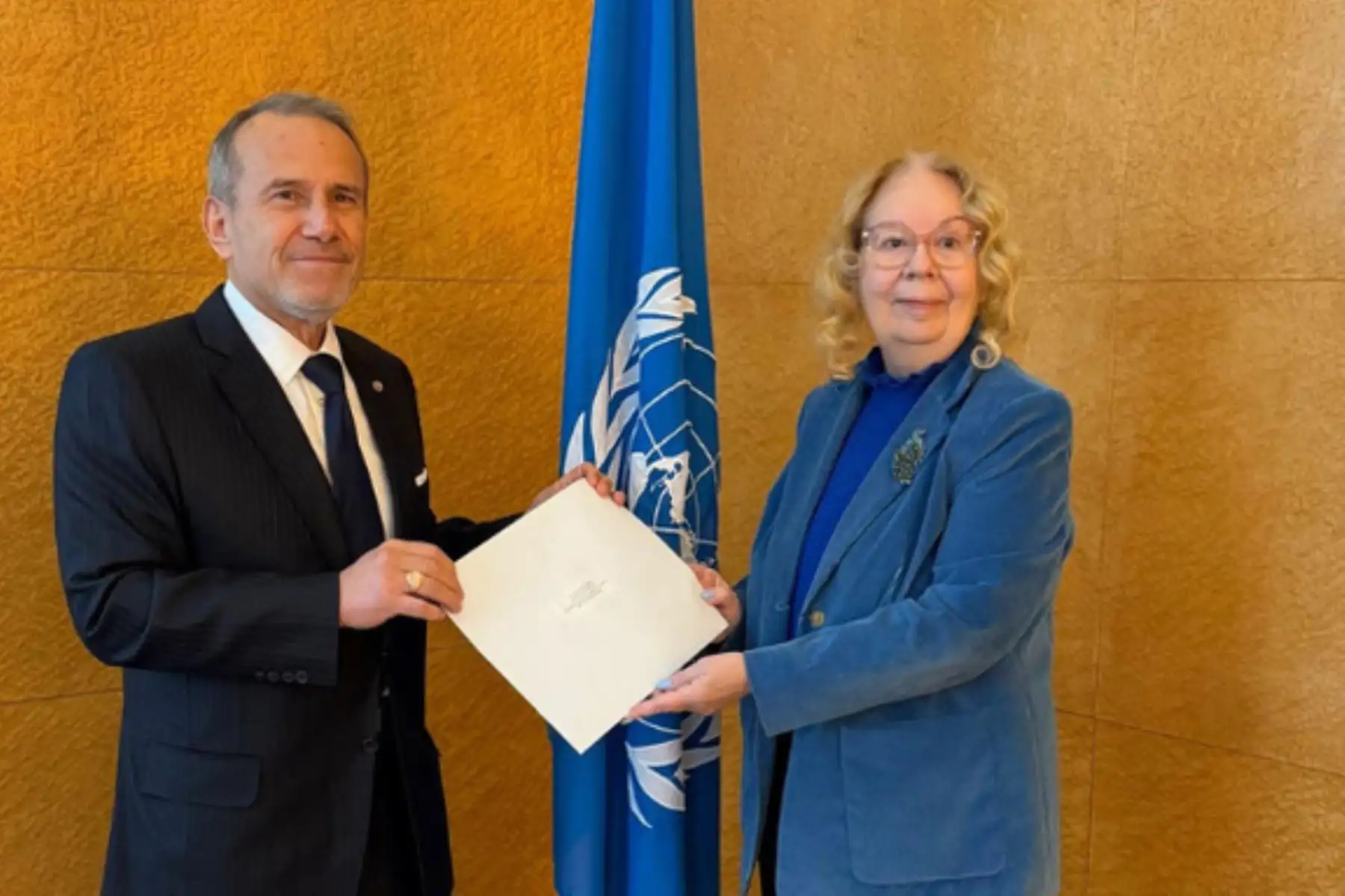 Peru: Ambassador presents credentials to Director-General of UN Office at Geneva